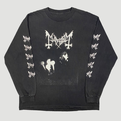 1997 Mayhem 'Died By His Own Hands' Long Sleeve T-Shirt