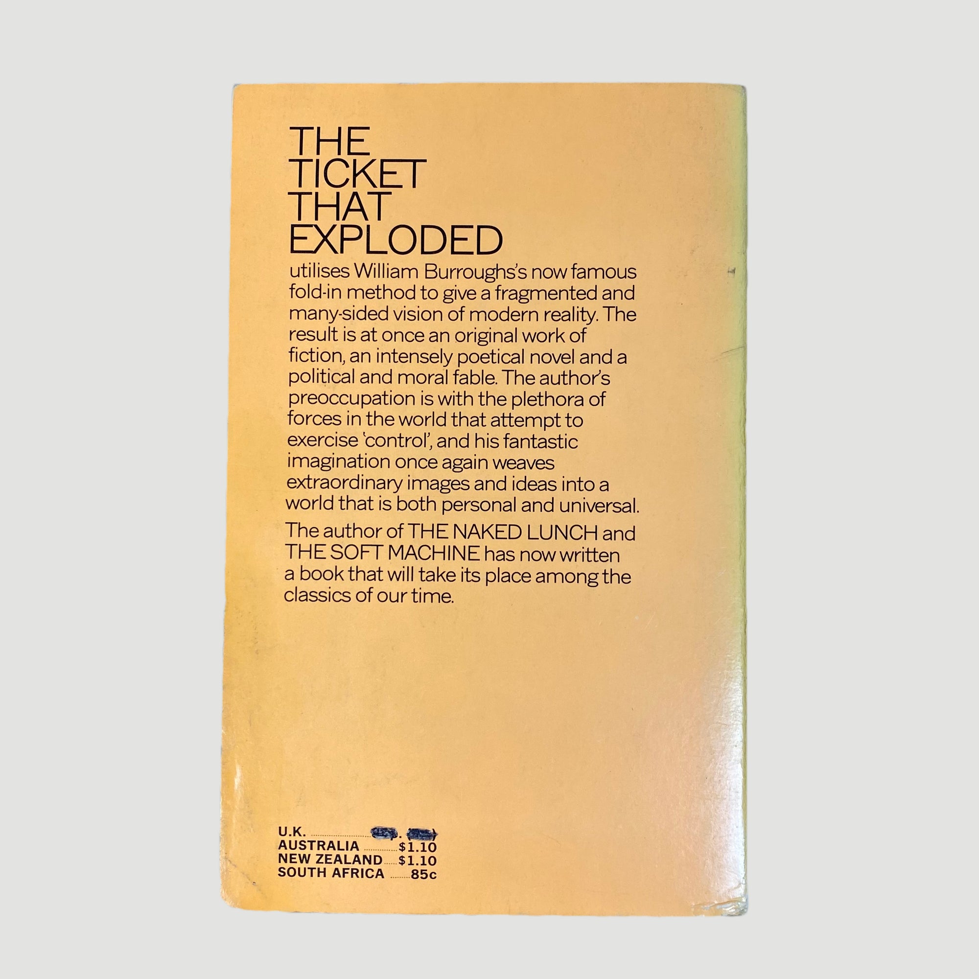 1971 William Burroughs ‘The Ticket That Exploded’