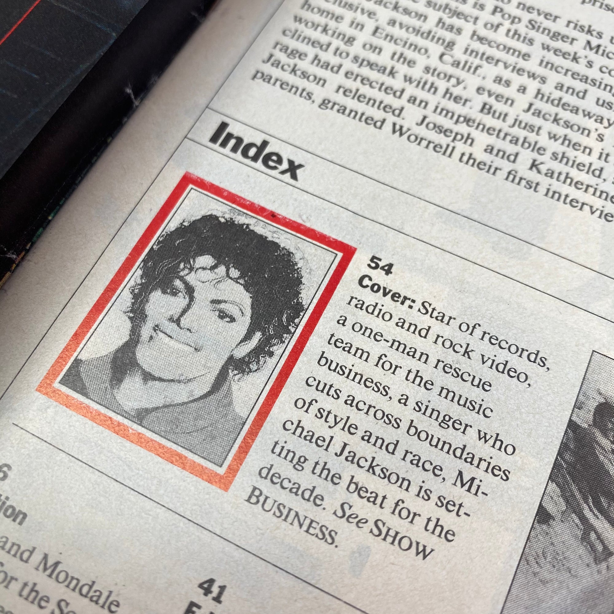 1984 TIME Magazine Michael Jackson/Andy Warhol Issue