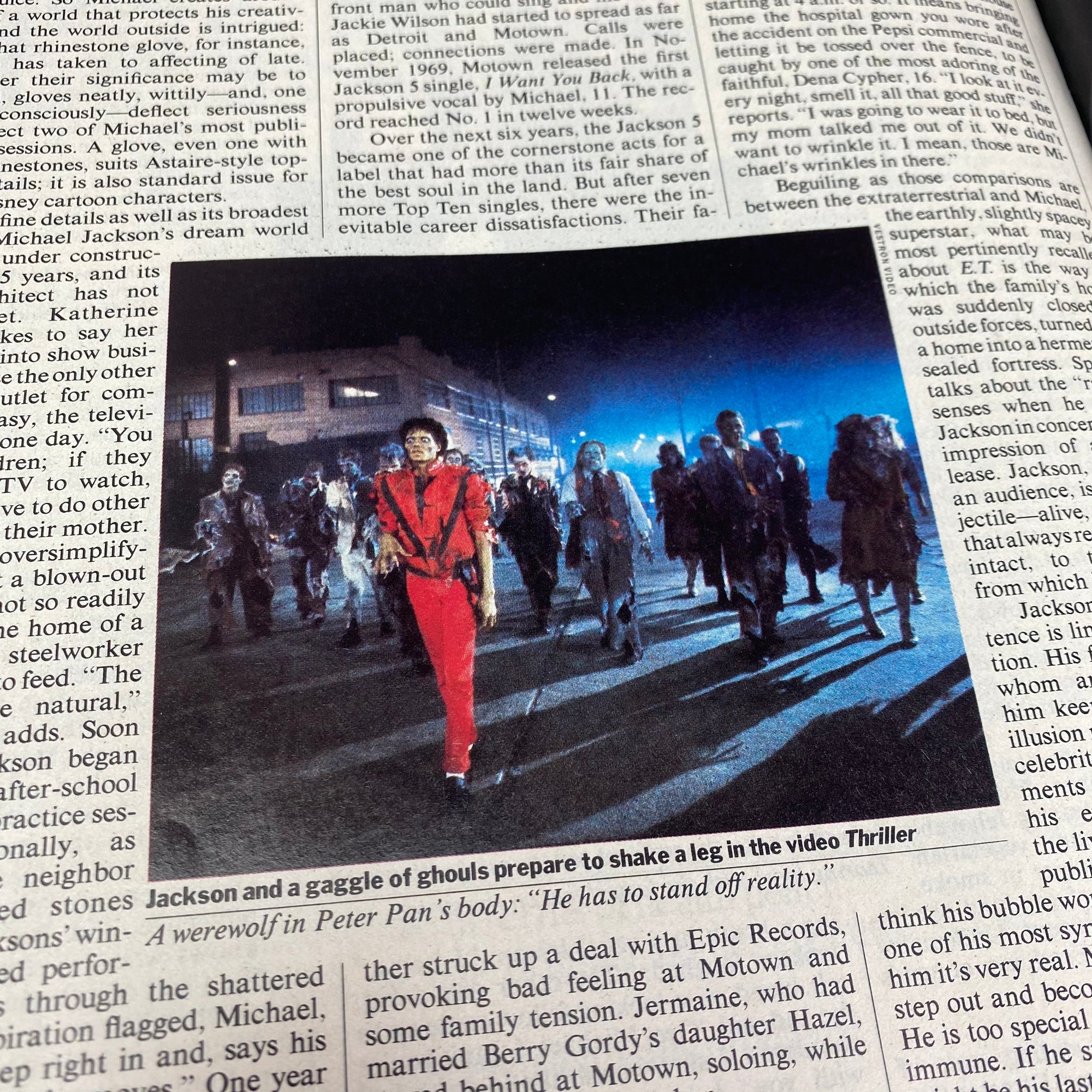 1984 TIME Magazine Michael Jackson/Andy Warhol Issue