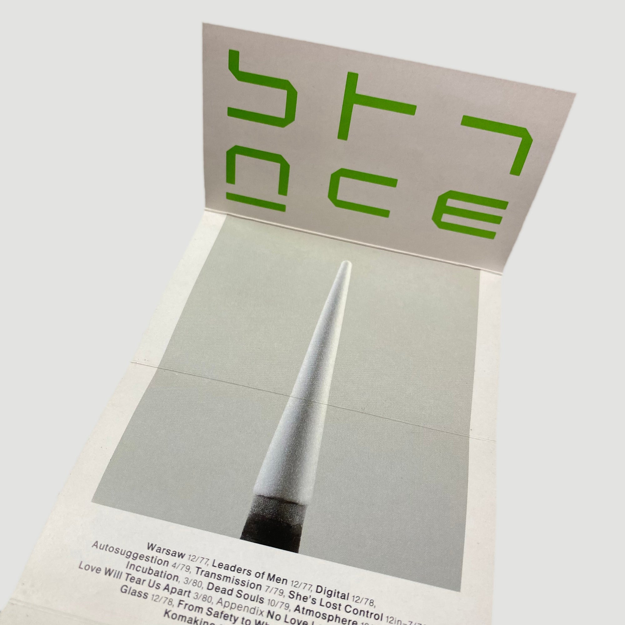 1988 Joy Division Substance Cassette