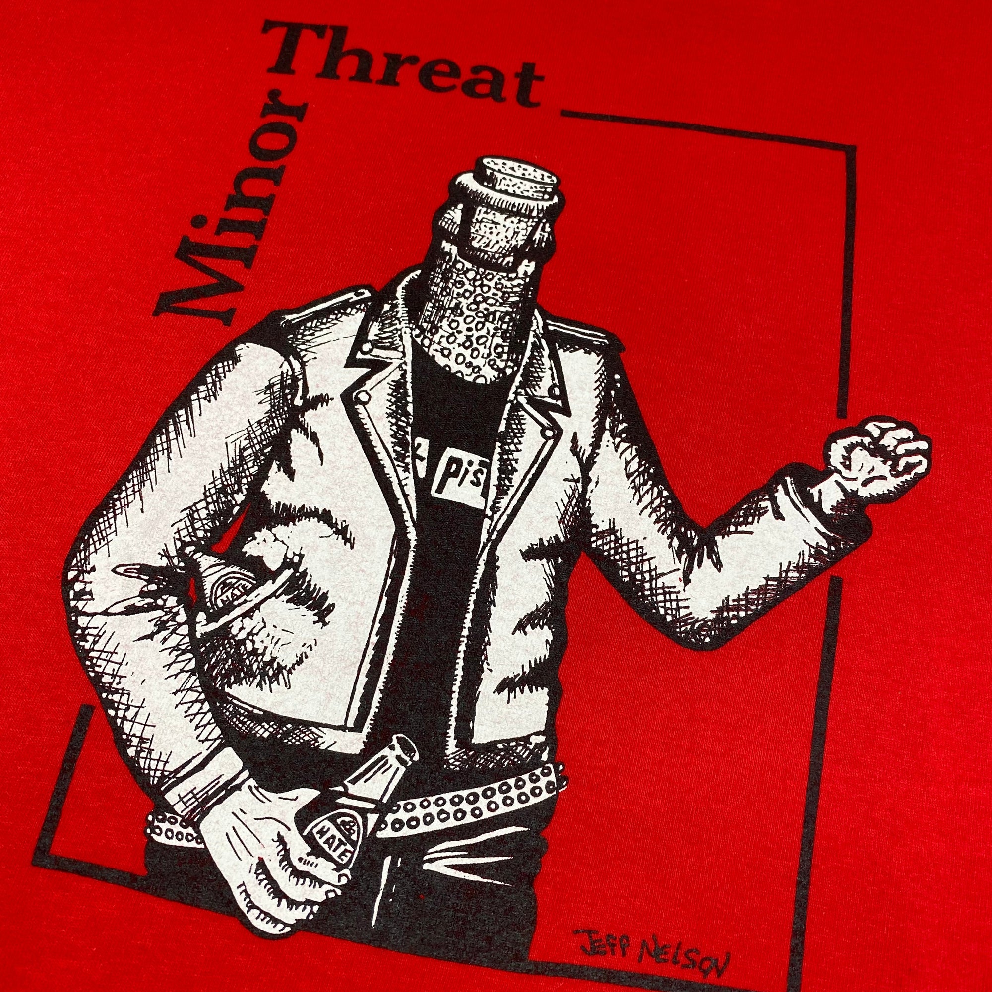 Early 90's Minor Threat Bottlehead T-Shirt