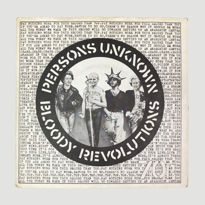 1980 Crass / Poison Girls 'Bloody Revolutions / Persons Unknown 7"