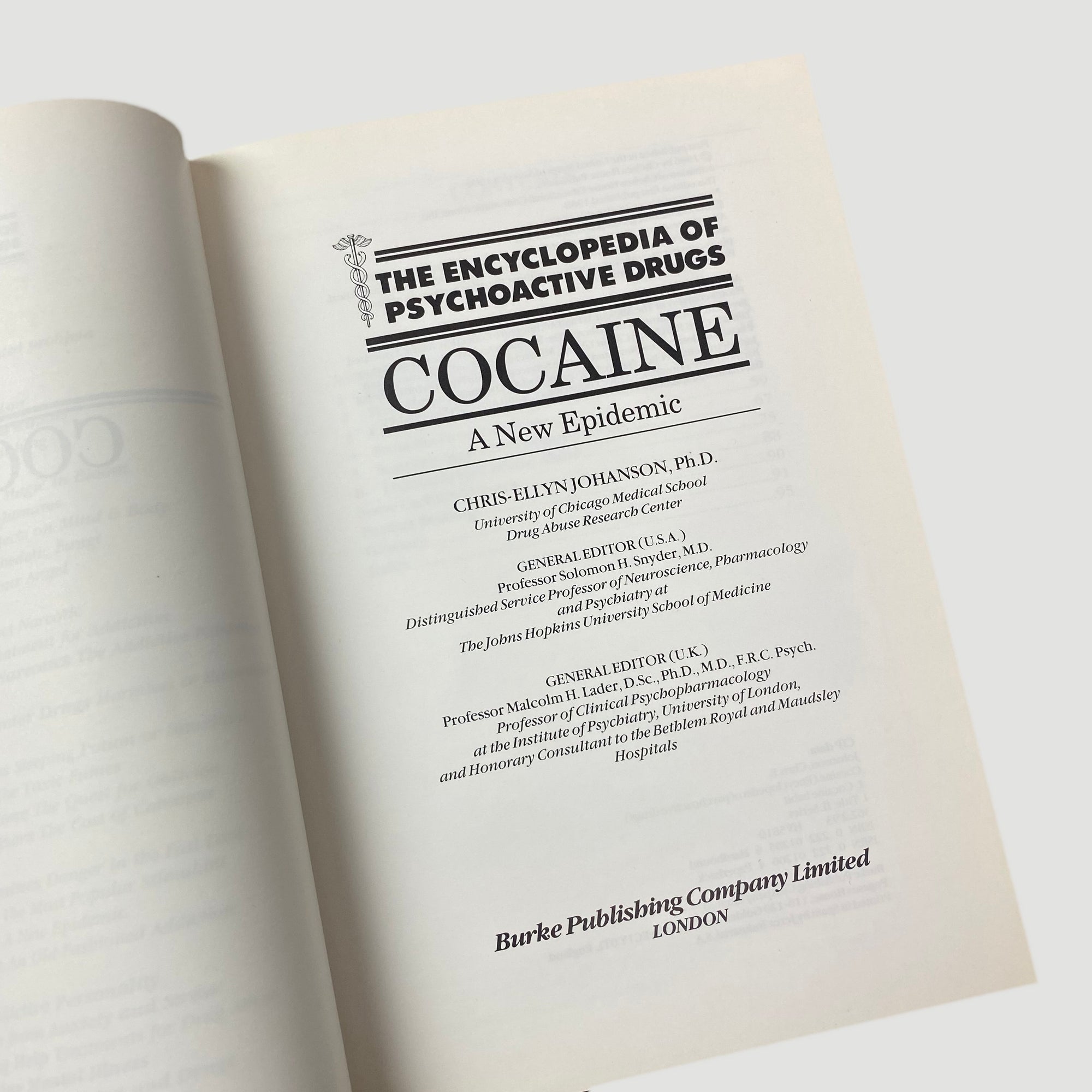 1989 ‘Cocaine - A New Epidemic'