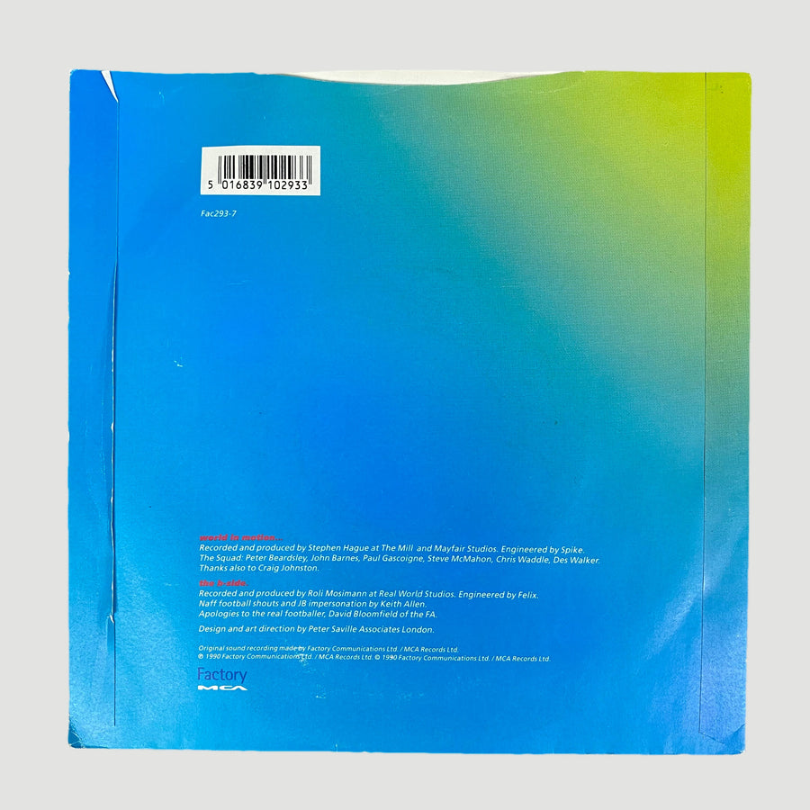 1990 New Order 'World In Motion...' 7"