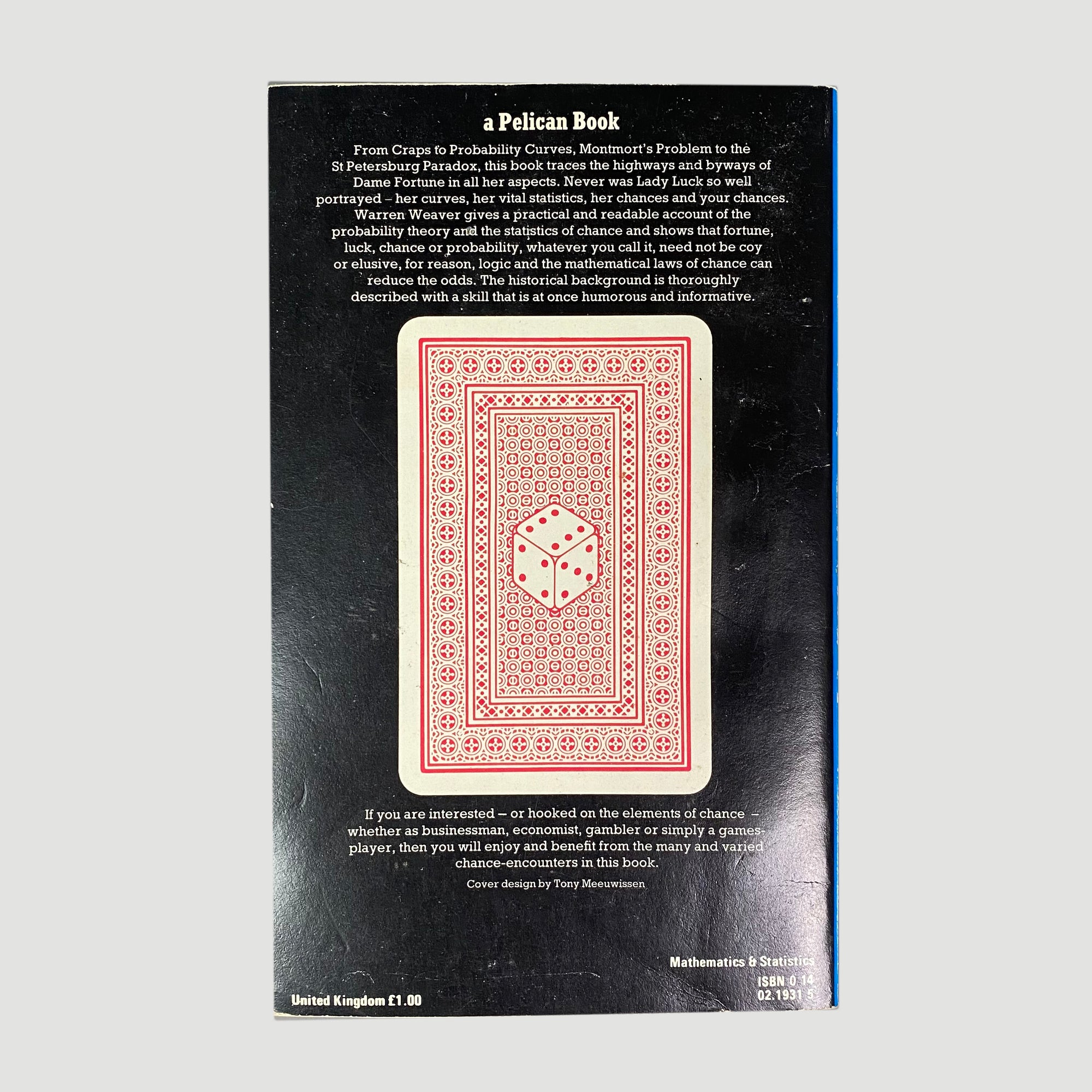 1977 Warren Weaver 'Lady Luck: The Theory of Probability'