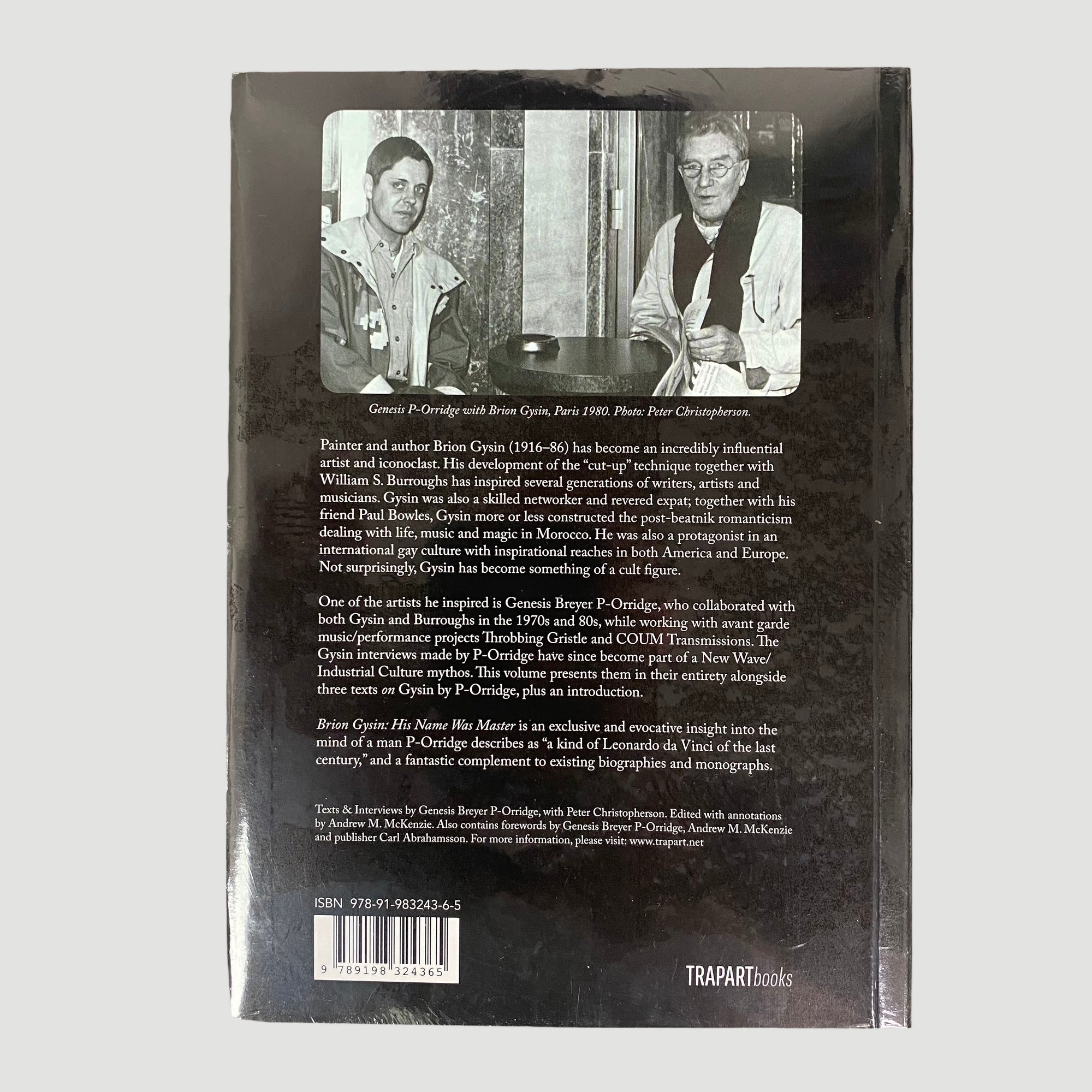 2018 Brion Gysin ‘His Name was Master’