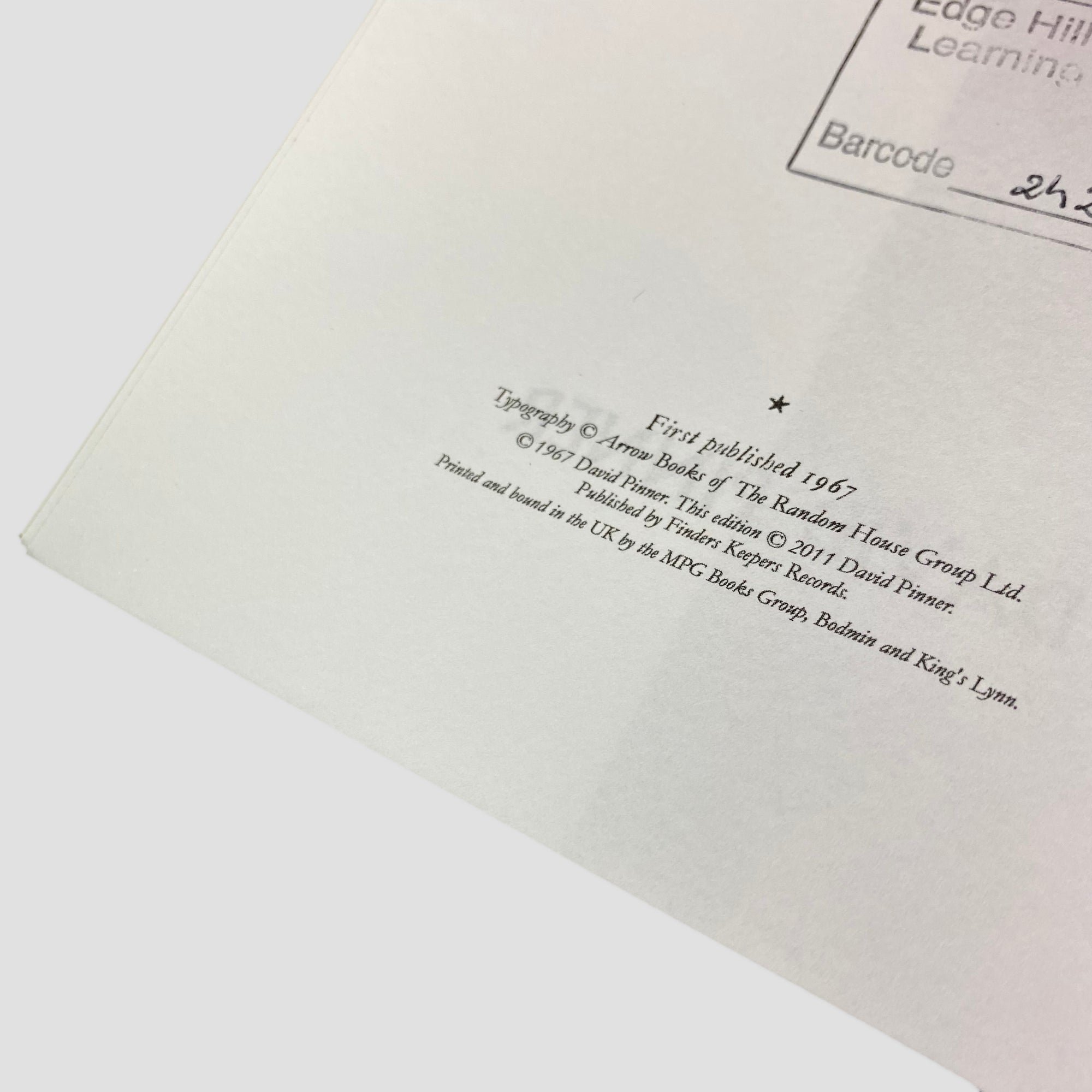 2011 David Pinner 'The Ritual'