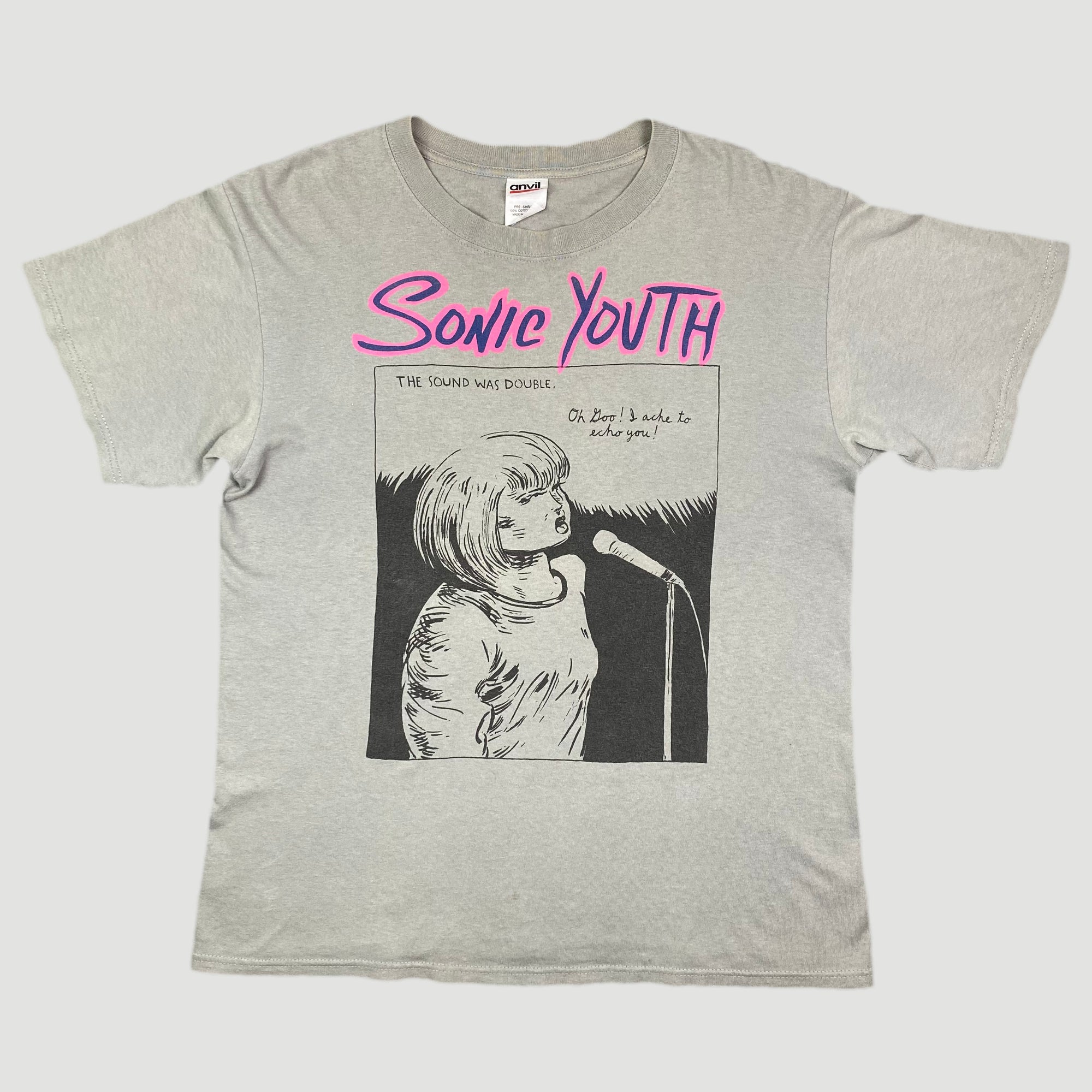 Sonic Youth Goo video Tシャツ anvil M sonic youth t shirt vintage goo The sound Was Double. Early