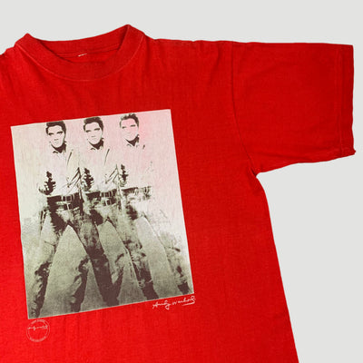 Mid 90's Andy Warhol Foundation 'Triple Elvis' T-Shirt