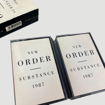 1987 New Order Substance 2 Cassette Boxset
