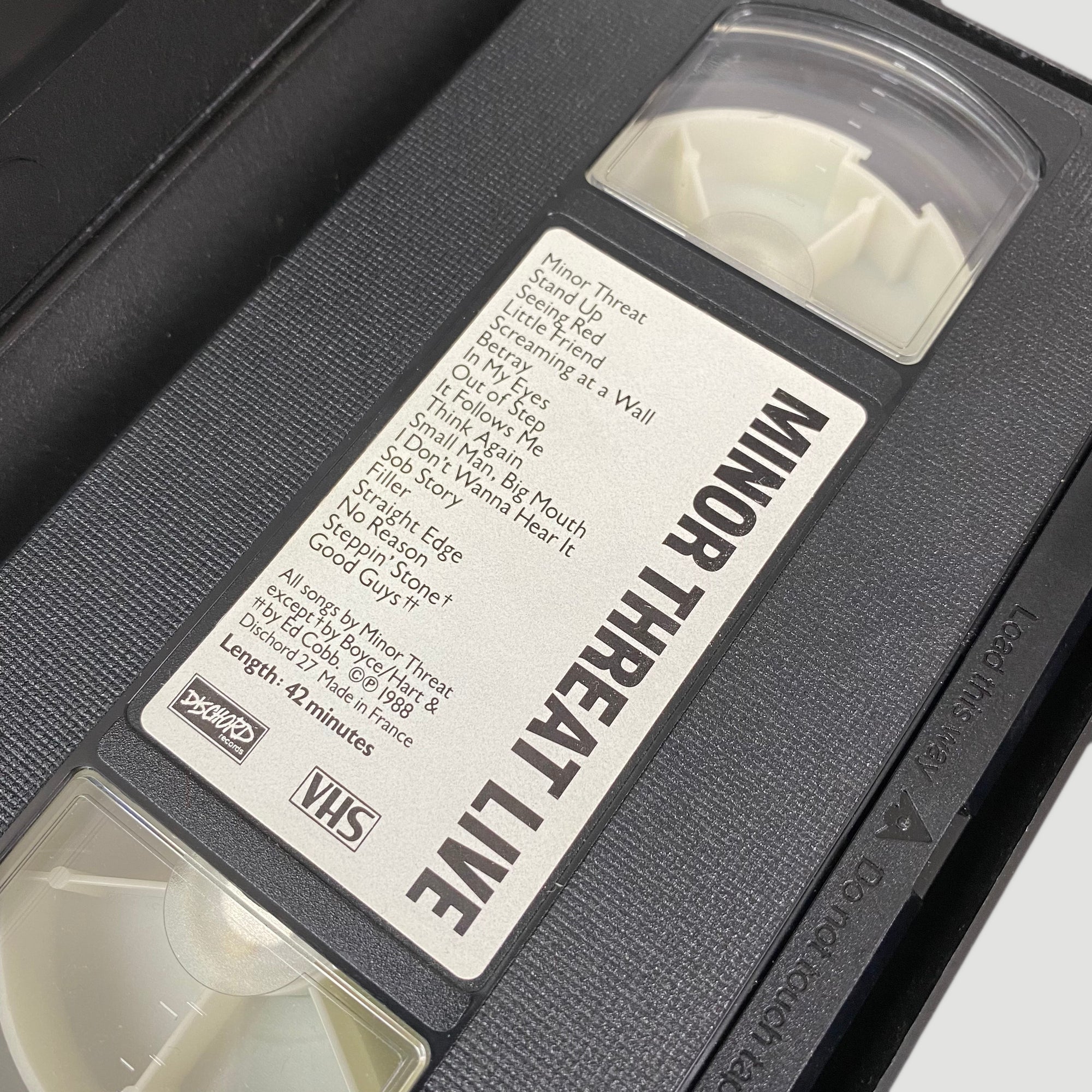 1988 Minor Threat LIVE VHS