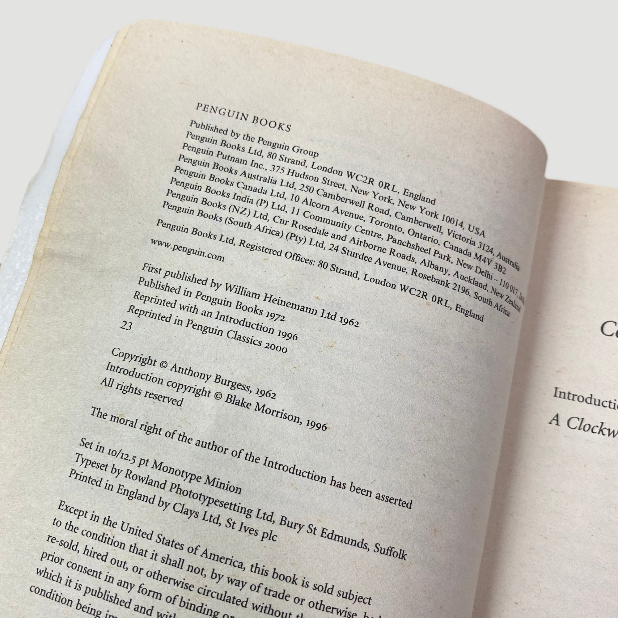 2000 Anthony Burgess A Clockwork Orange