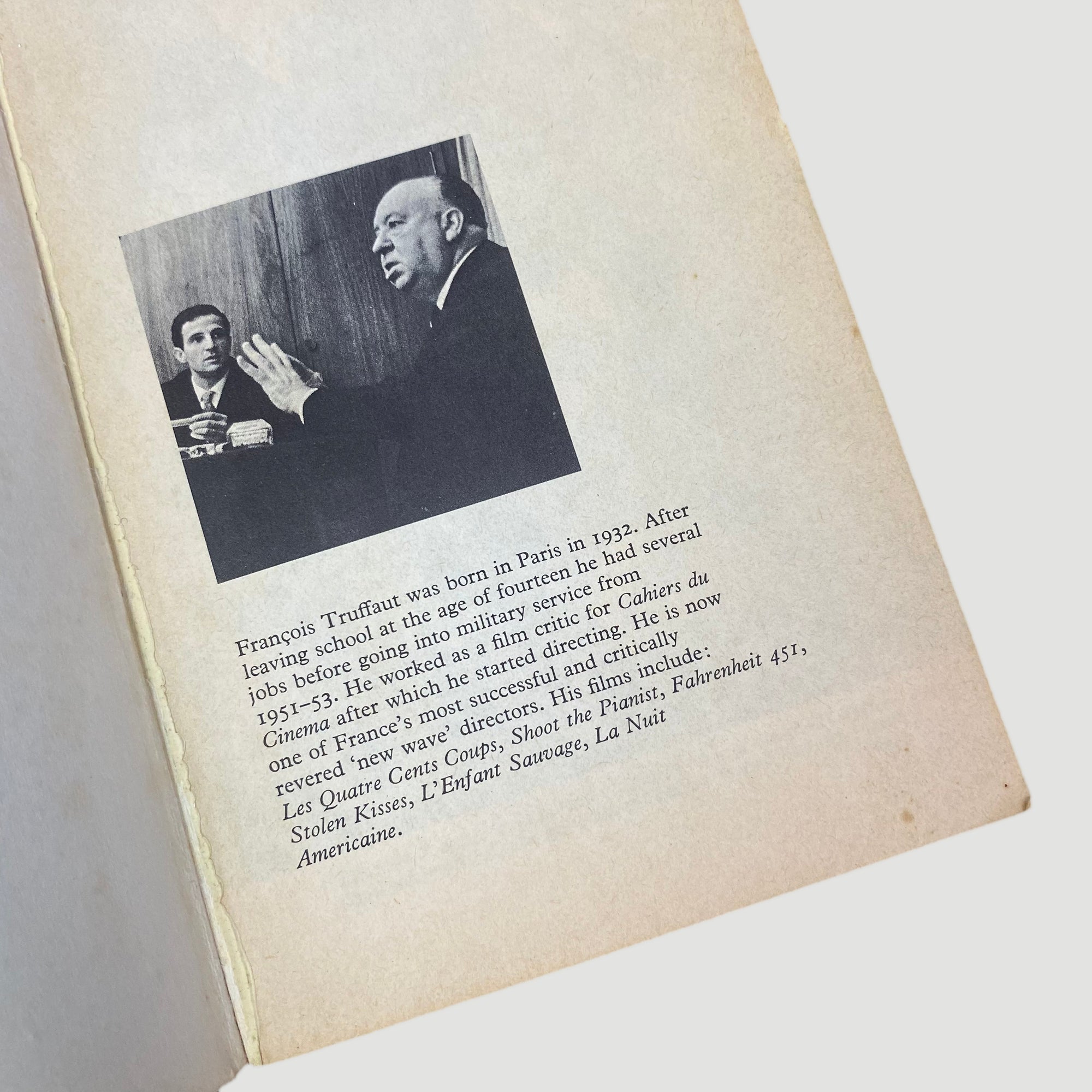 1978 Hitchcock Updated Version Francois Truffaut