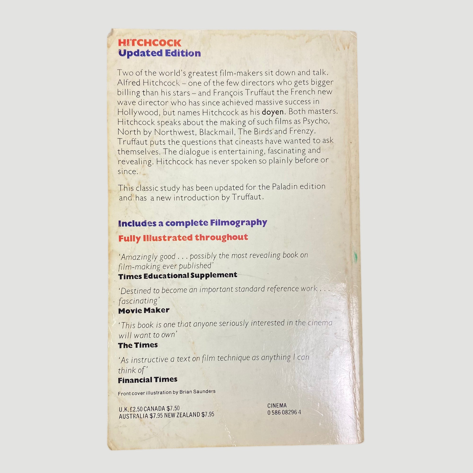 1978 Hitchcock Updated Version Francois Truffaut