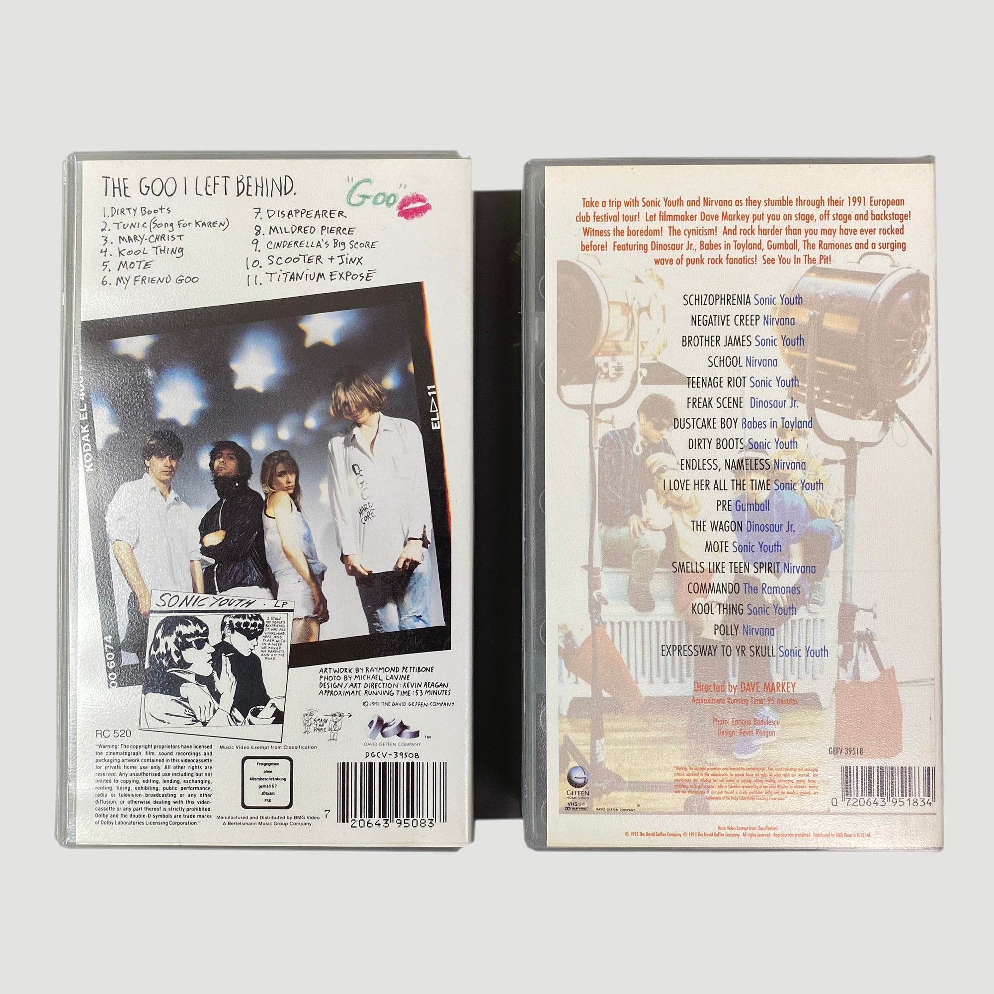 1991 Sonic Youth VHS Double Pack