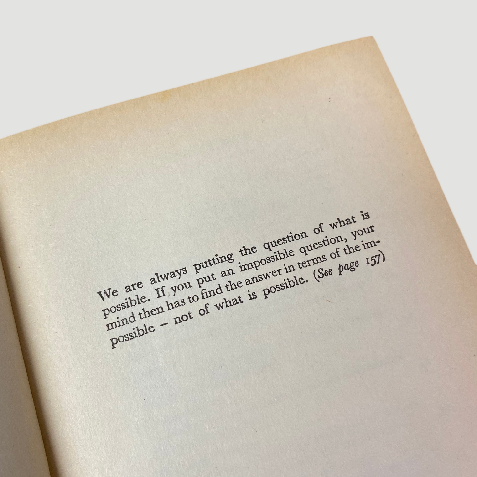 1988 Krishnamurti 'The Impossible Question'