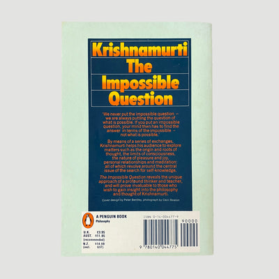 1988 Krishnamurti 'The Impossible Question'