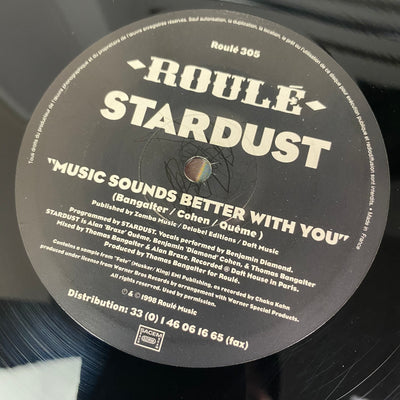 1998 Stardust 'Music Sounds Better With You' Etched 12"
