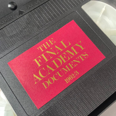 1984 William S. Burroughs 'The Final Academy Documents' Double VHS