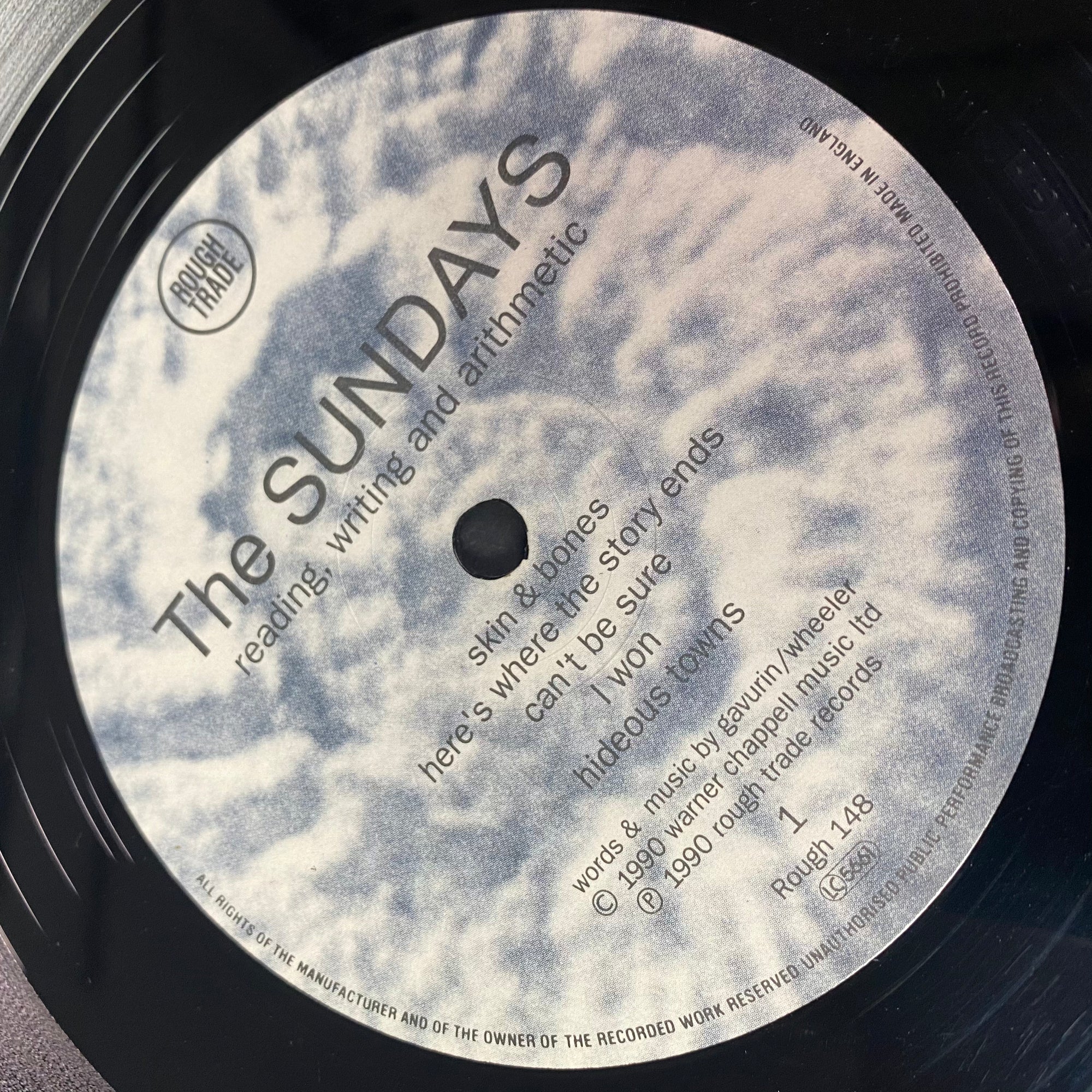 1990 The Sundays 'Reading, Writing And Arithmetic' 1st Press UK LP