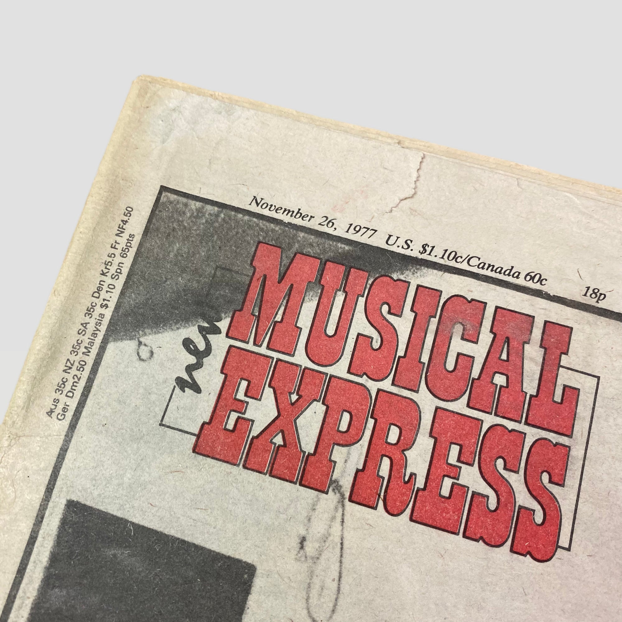 1977 NME Brian Eno Issue