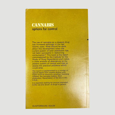 1975 Frank Logan 'Cannabis Options for Control'