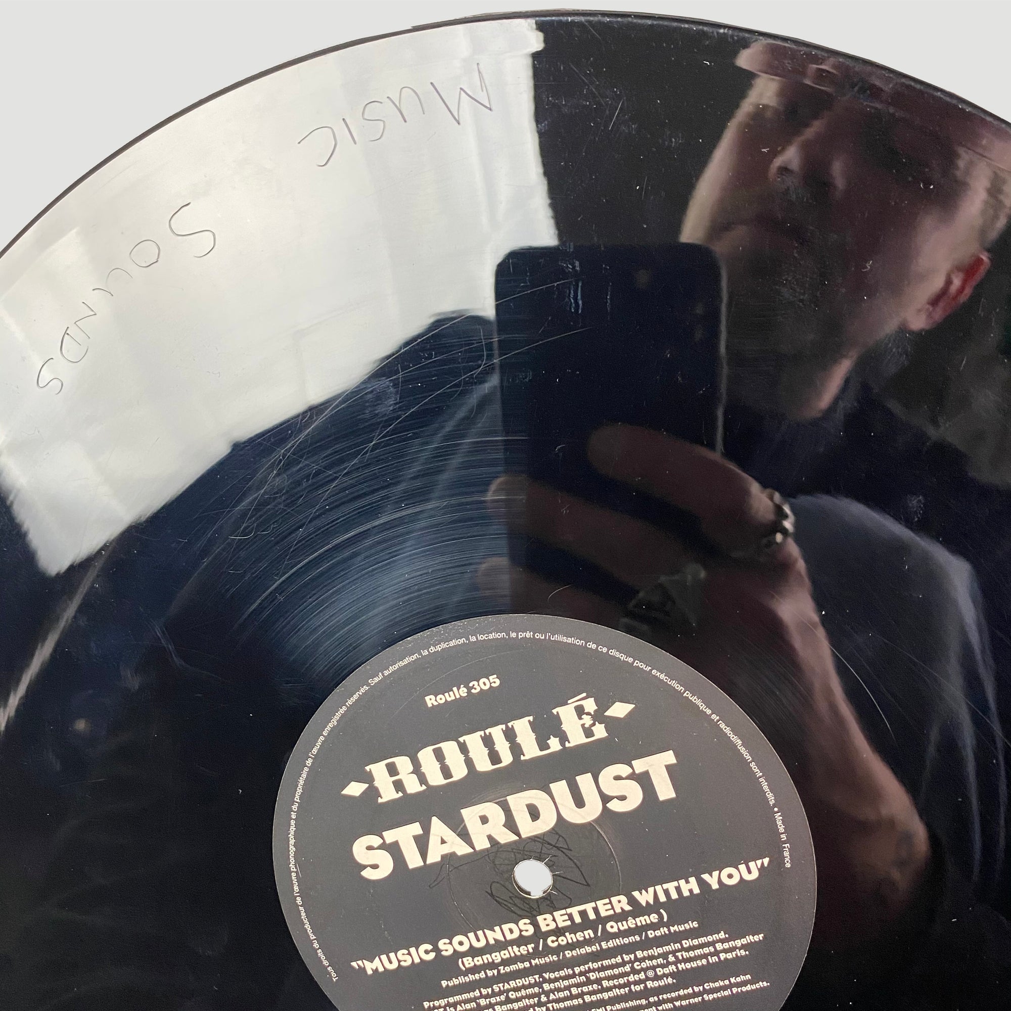 1998 Stardust 'Music Sounds Better With You' Etched 12"