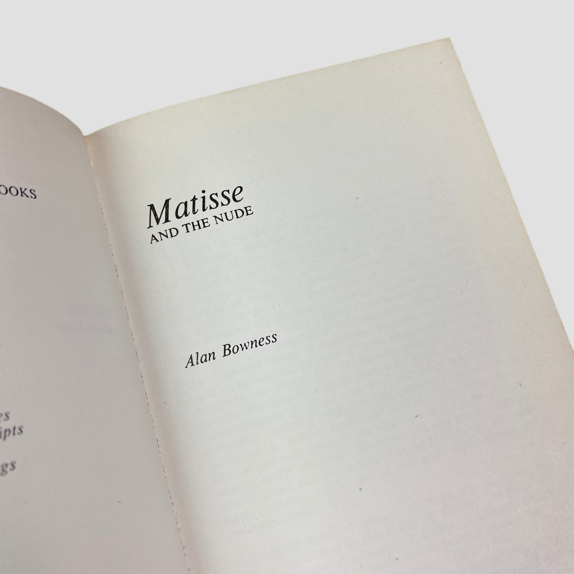 1968 Mattisse and the Nude