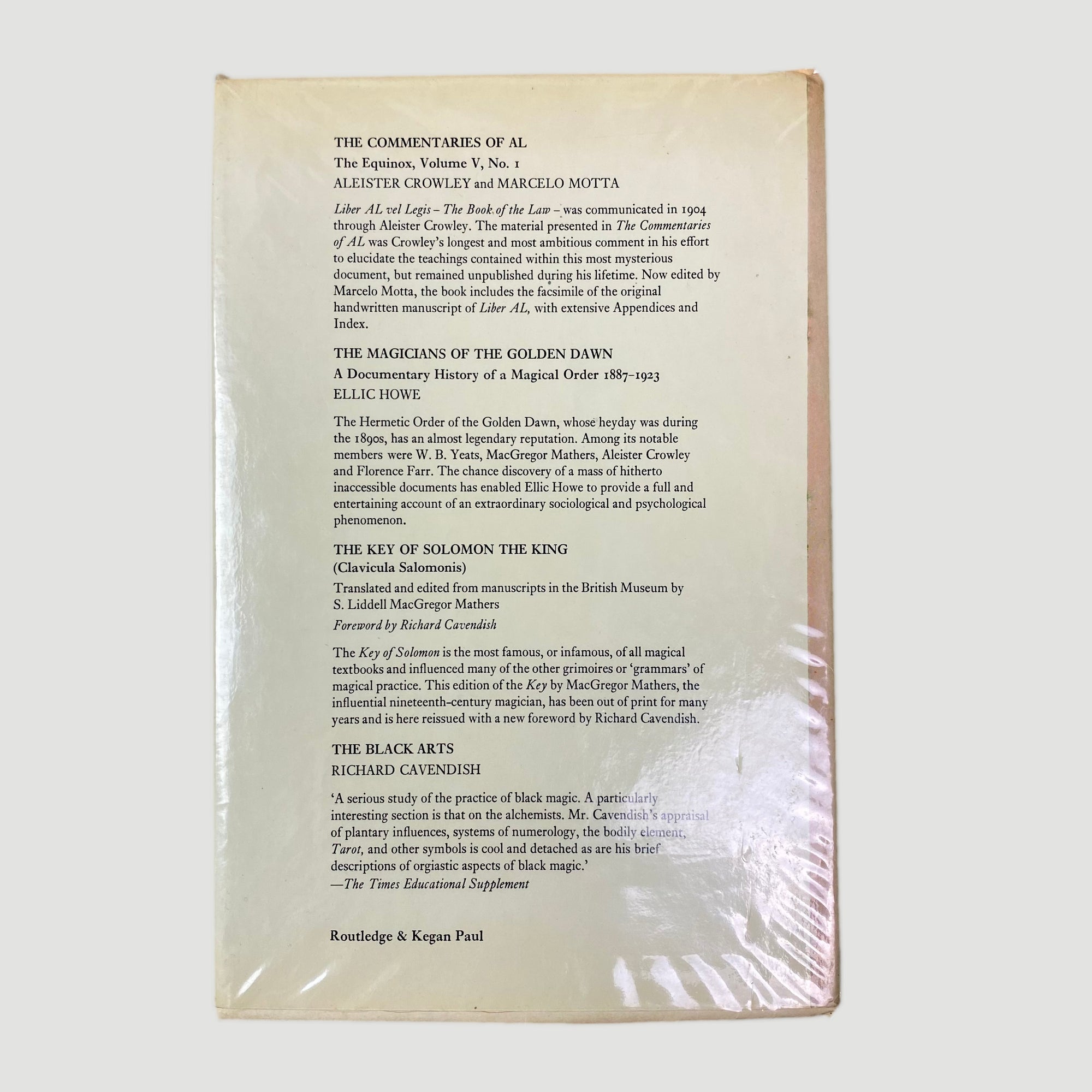 1977 Aleister Crowley 'Magick'