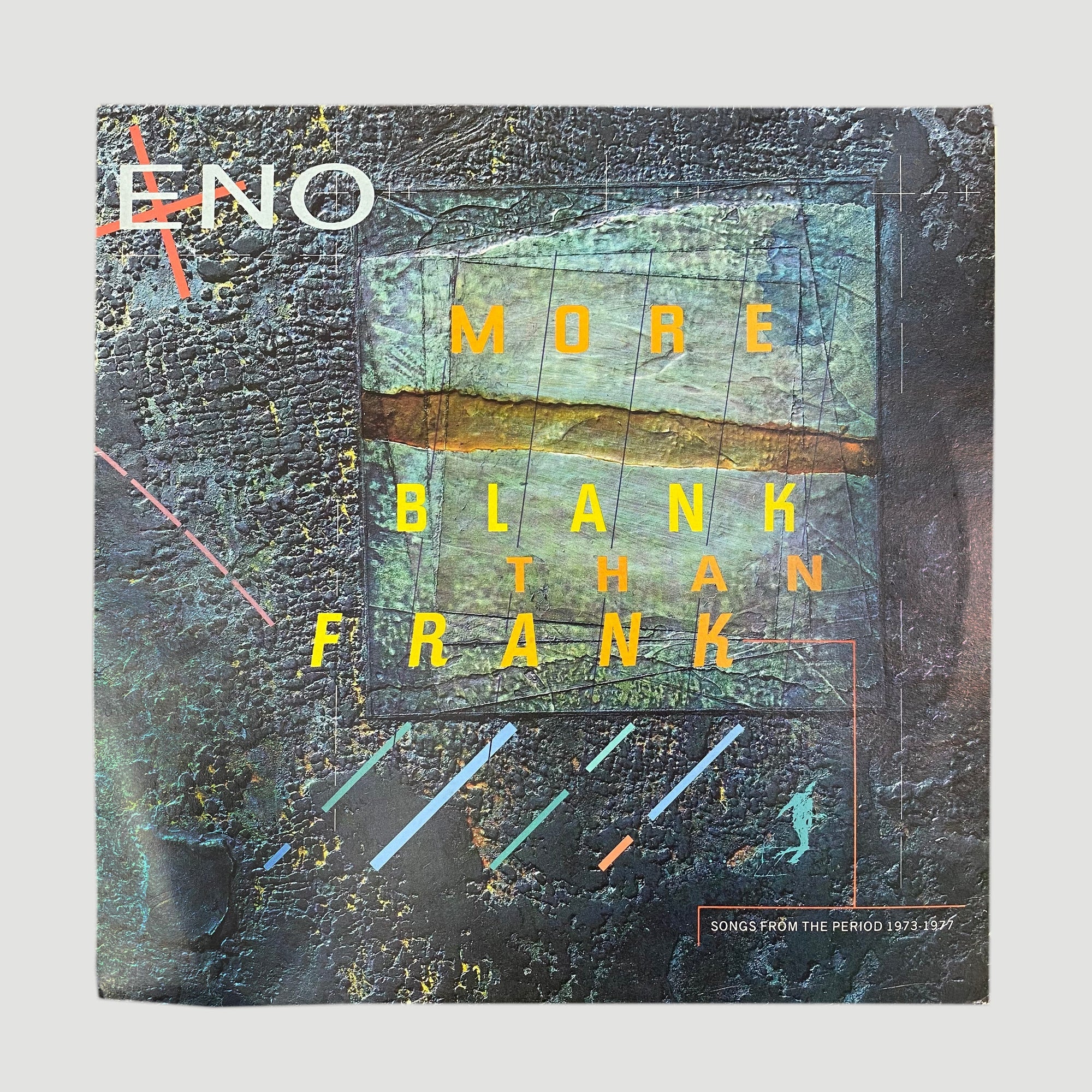 1986 Brian Eno 'More Blank Than Frank' LP