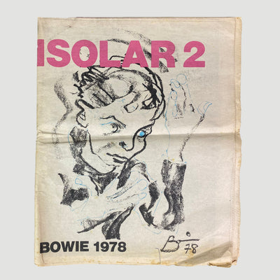 1978 David Bowie Isolar 2 US Tour Programme