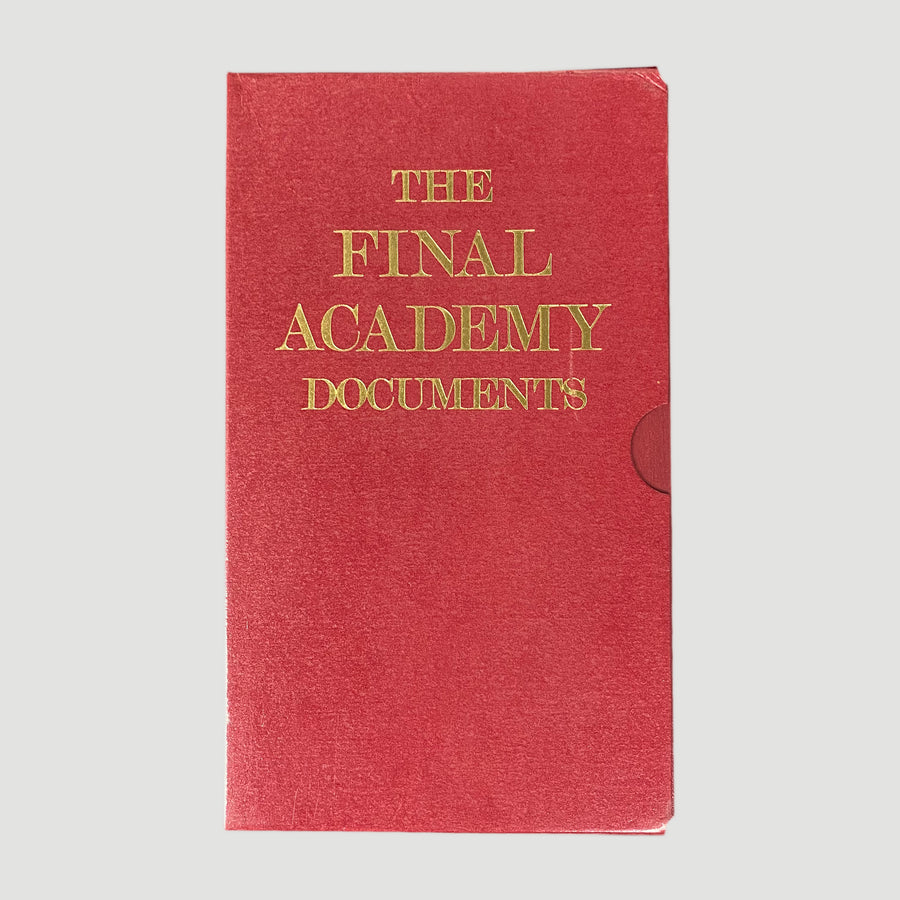 1984 William S. Burroughs 'The Final Academy Documents' Double VHS