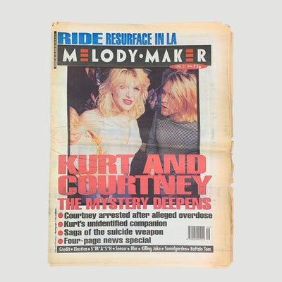 1994 Melody Maker Kurt & Courtney Issue