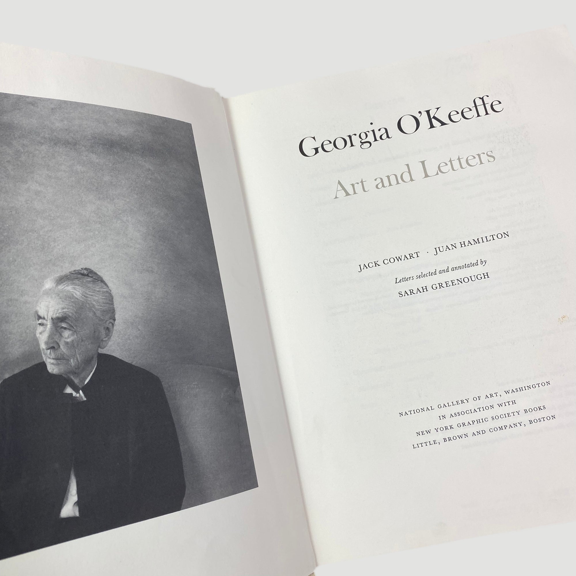 1989 Georgia O' Keeffe Art & Letters