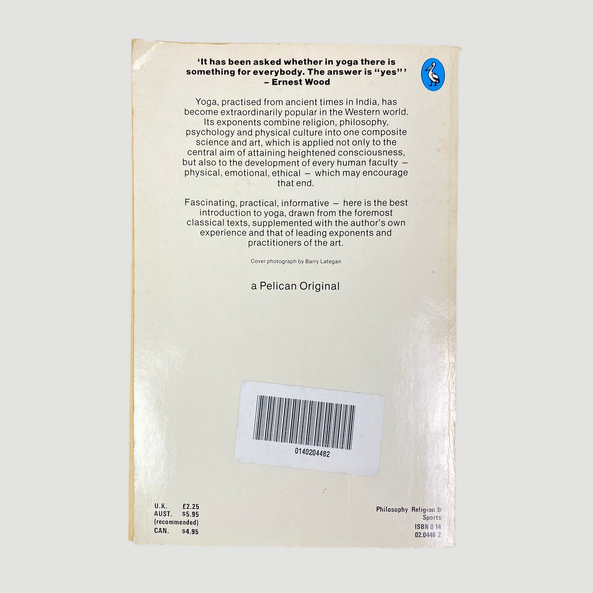 1982 Ernest Wood ‘Yoga’