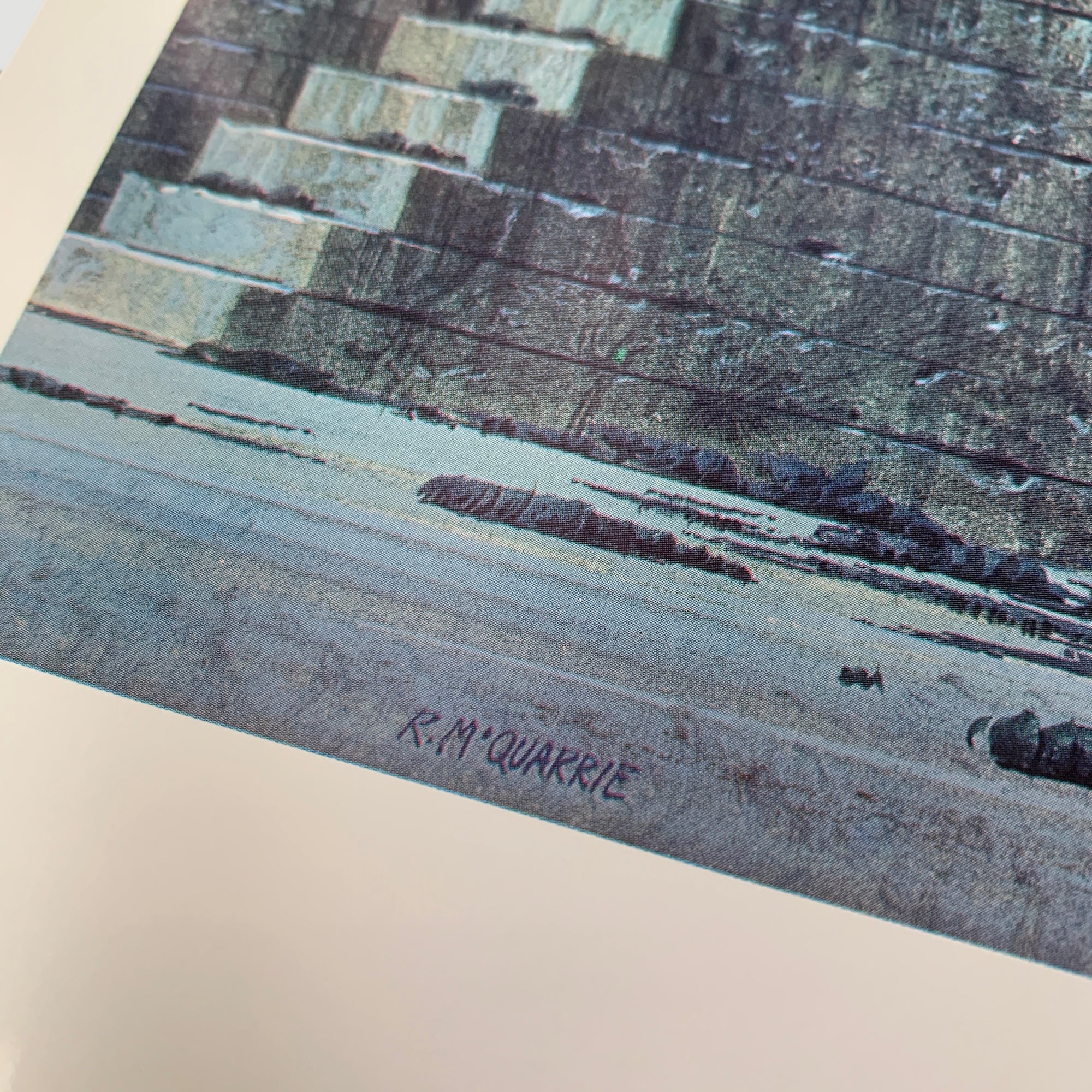 1982 Star Wars Return of the Jedi Ralph McQuarrie Yavin Print