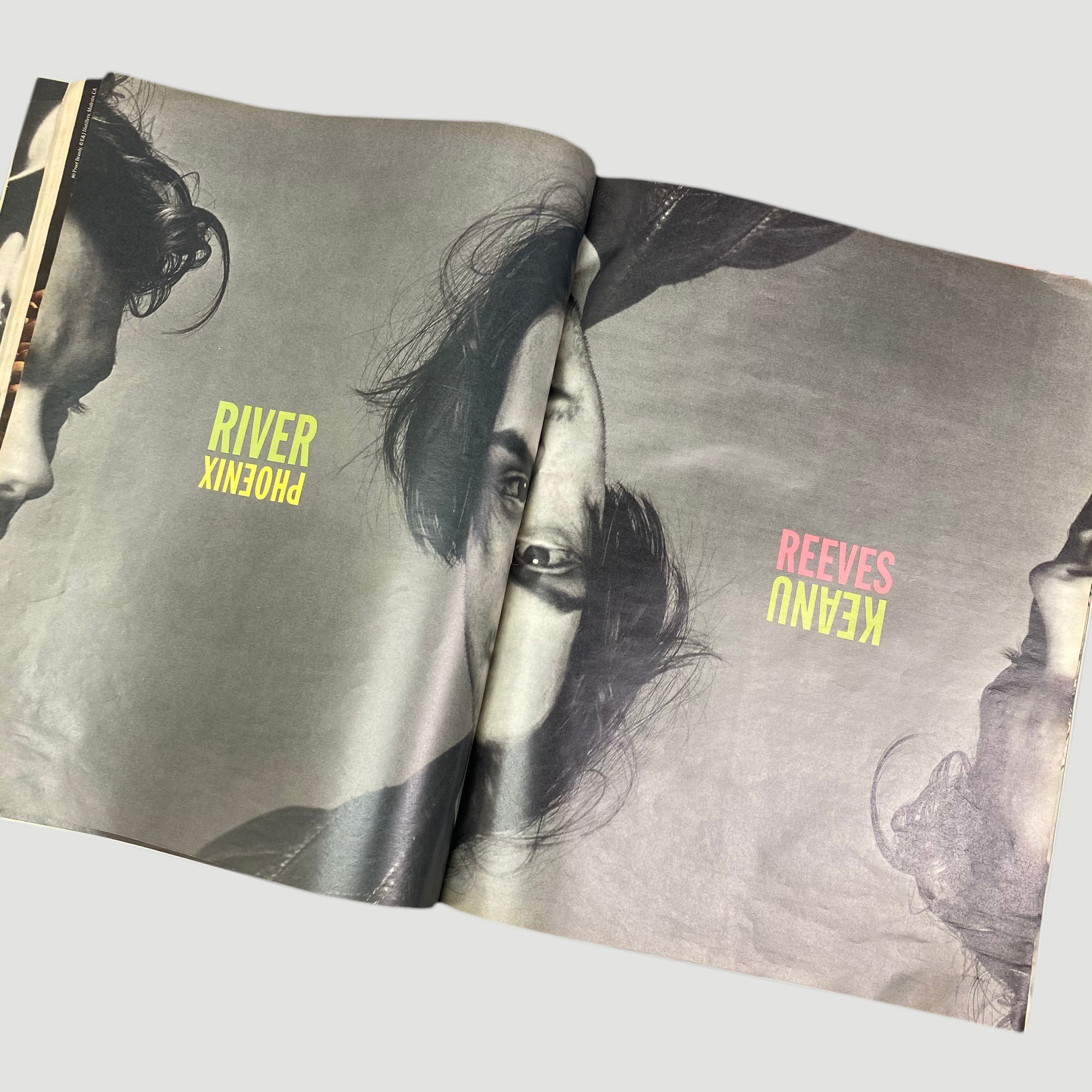 1993 Interview Magazine River Phoenix/Keanu Reeves Issue