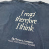 00's 'I Think, Therefore I Read' T-Shirt