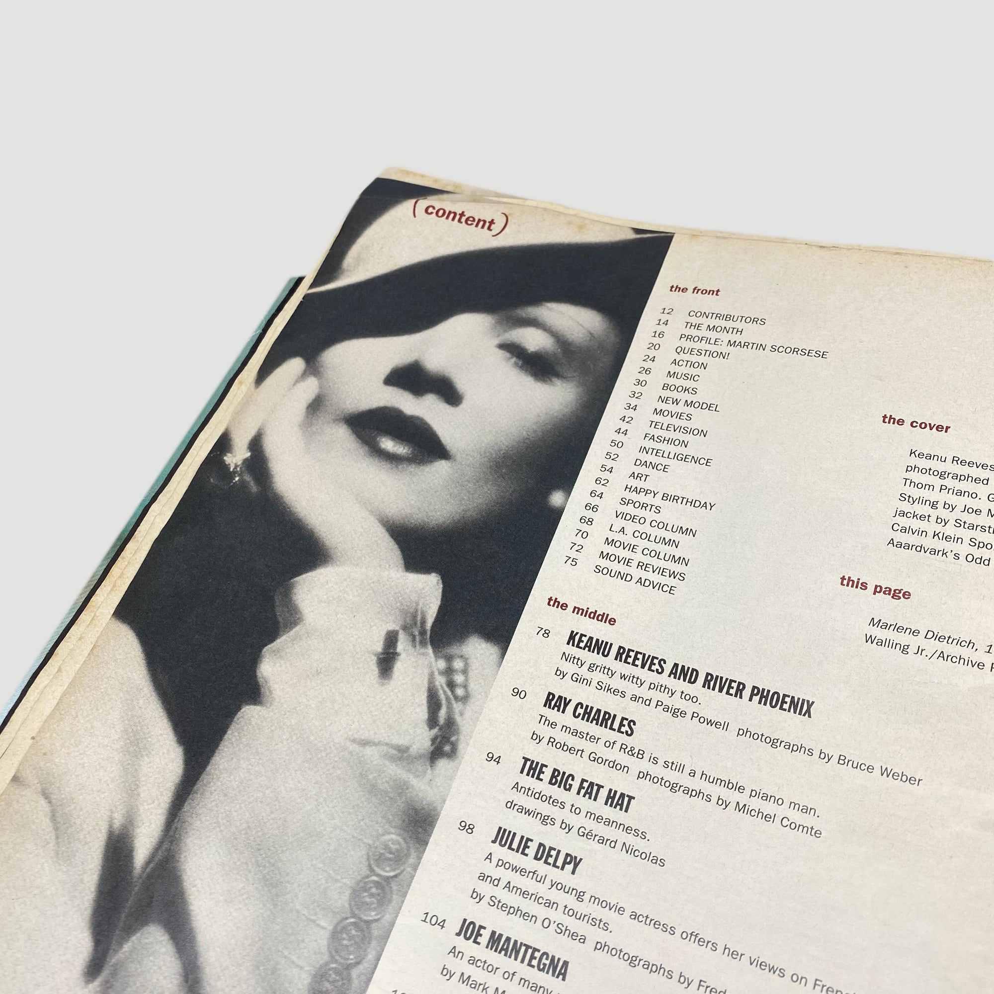 1993 Interview Magazine River Phoenix/Keanu Reeves Issue