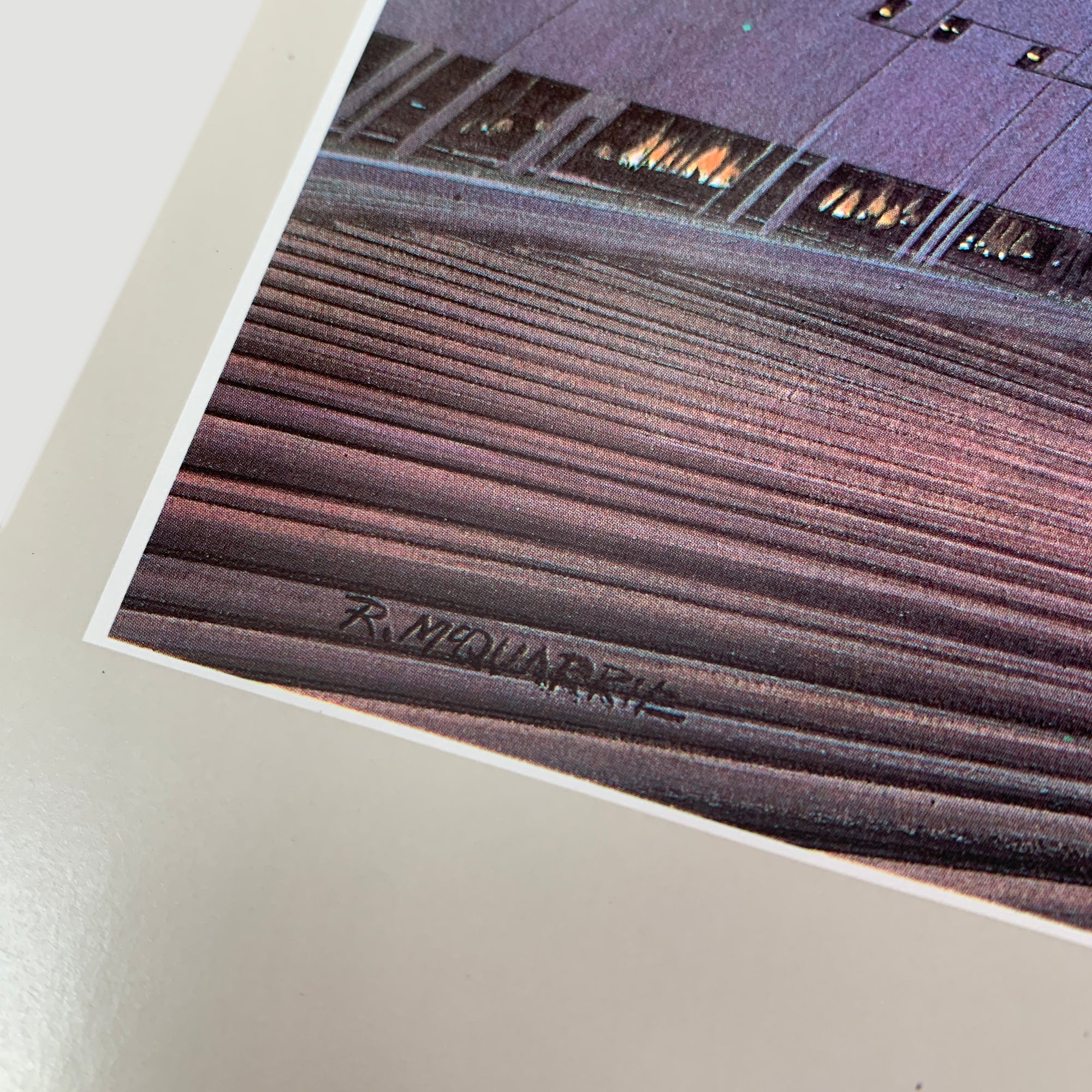 1983 Star Wars Ralph McQuarrie Deathstar Print