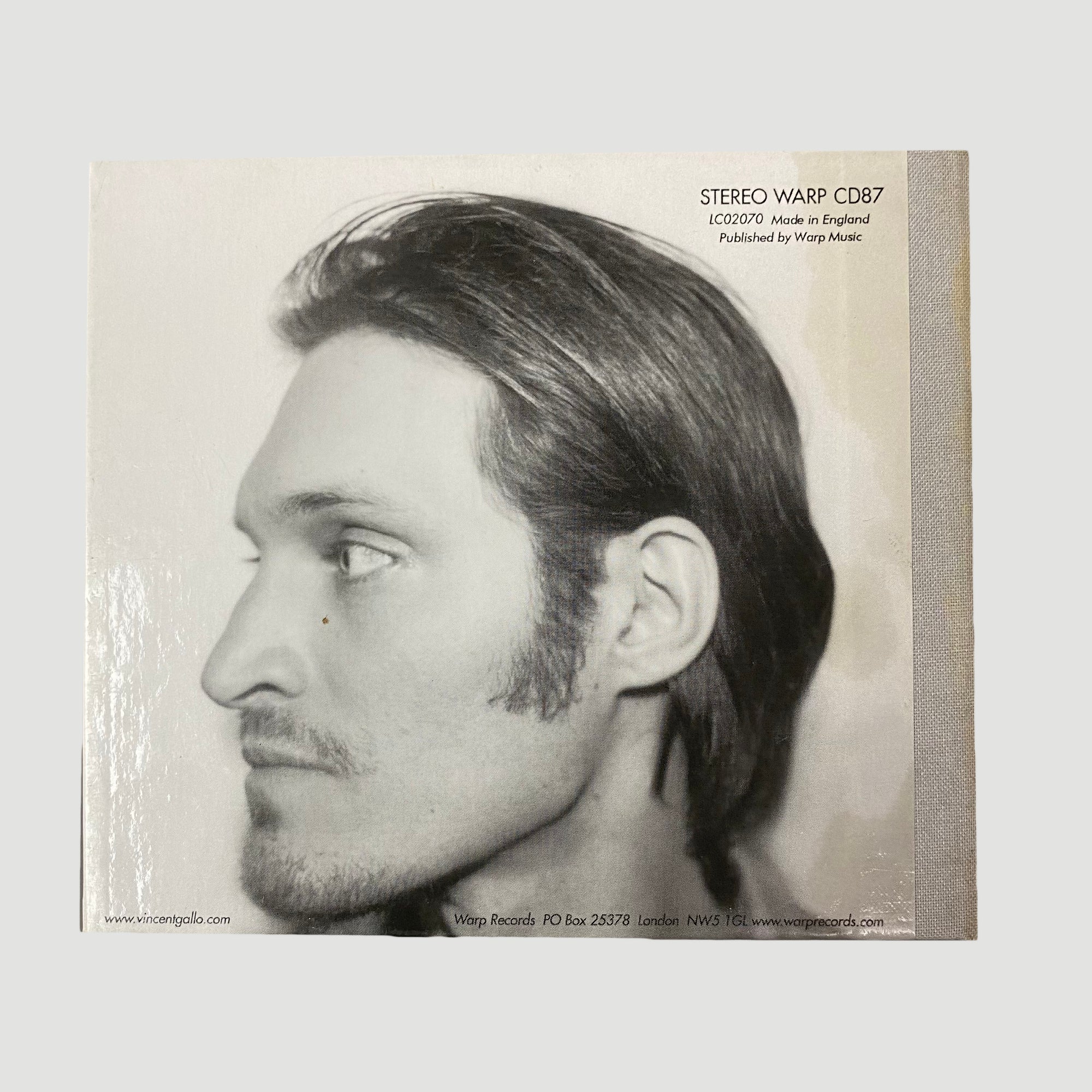 2001 Vincent Gallo 'When' CD (Limited Edition)