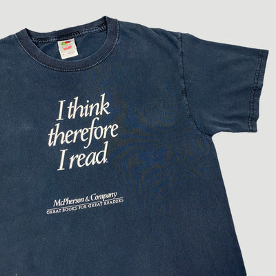 00's 'I Think, Therefore I Read' T-Shirt