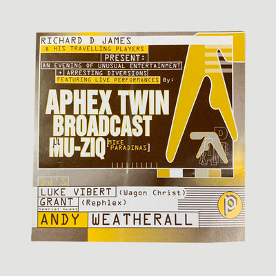1996 Aphex Twin Gig Flyer