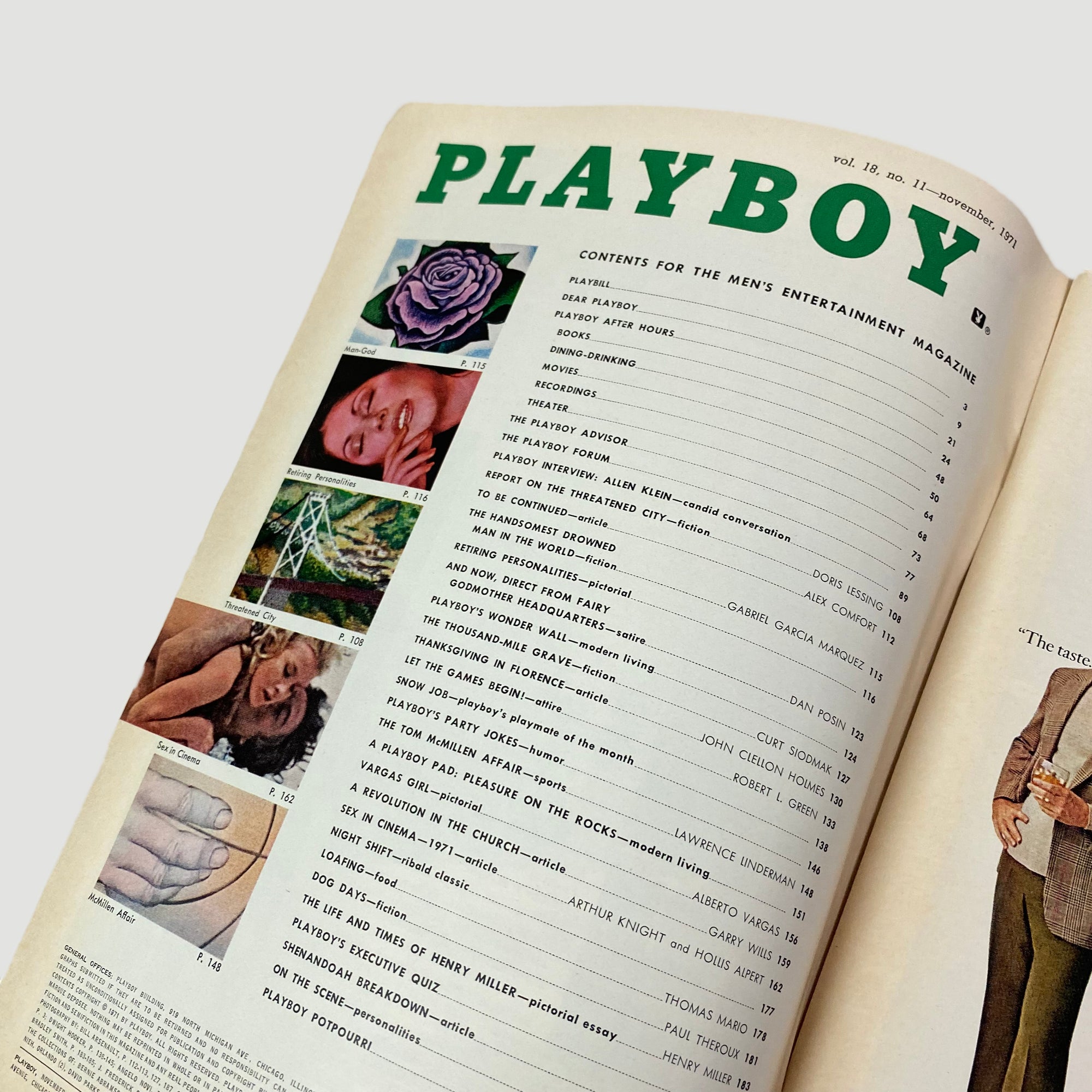 1971 Playboy Issue