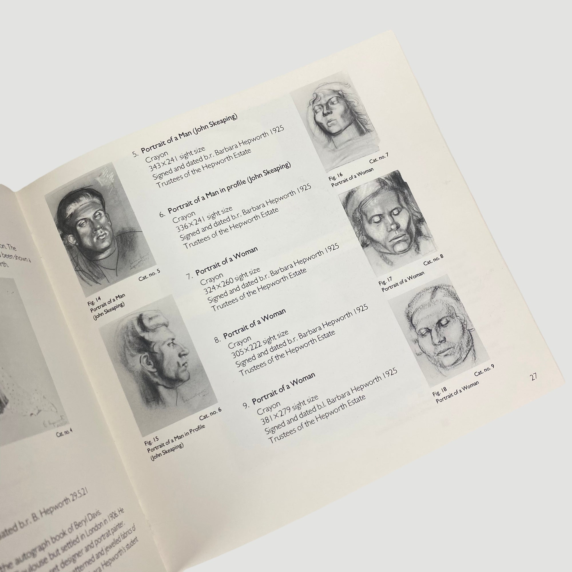 1985 Barbara Hepworth 'Late Carvings' & 'Early Life' 2 Book Set