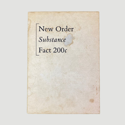 1987 New Order 'Substance' 2 x Cassette Box Set