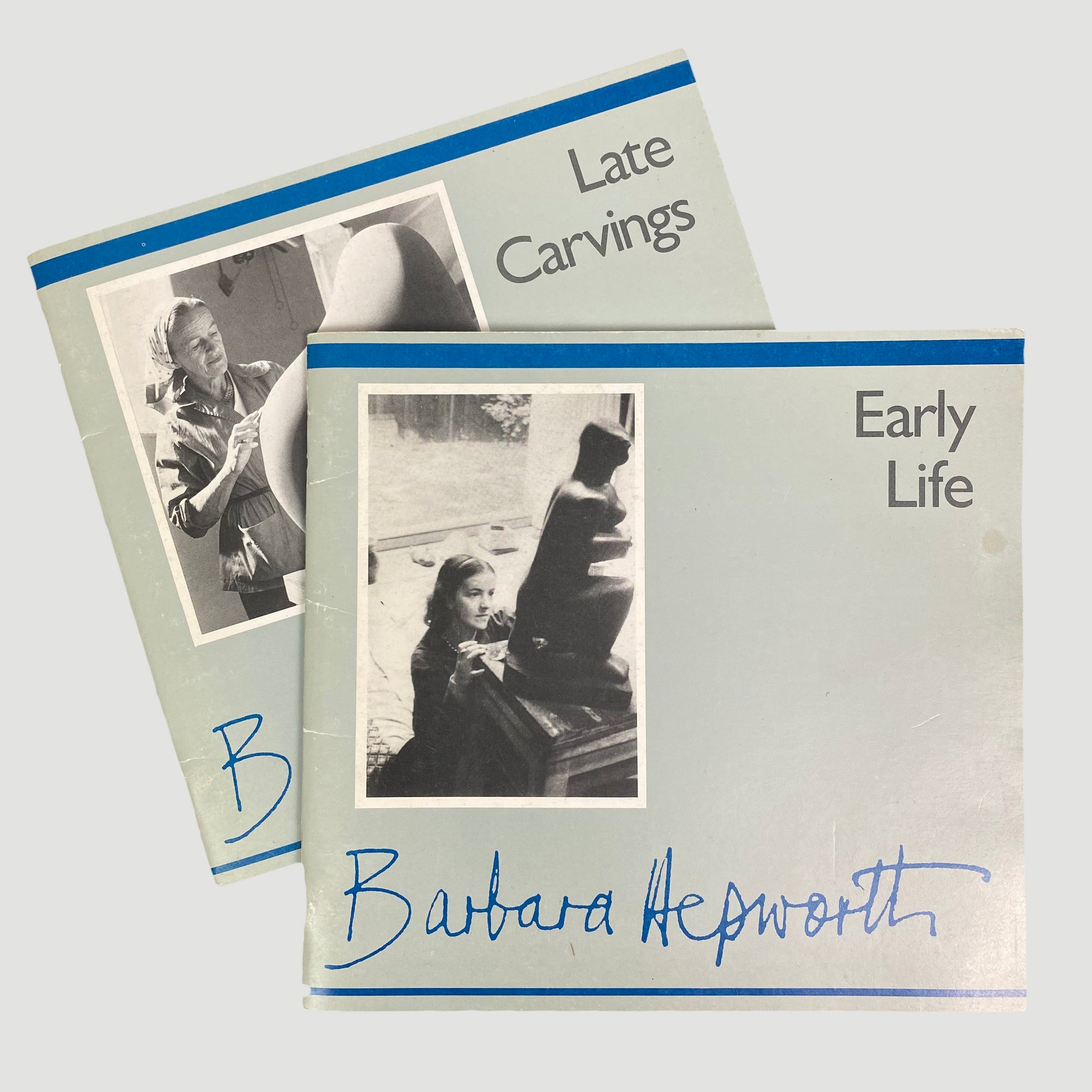 1985 Barbara Hepworth 'Late Carvings' & 'Early Life' 2 Book Set