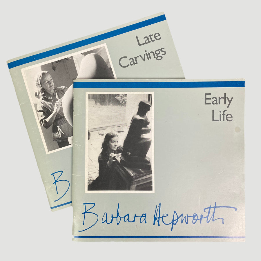 1985 Barbara Hepworth 'Late Carvings' & 'Early Life' 2 Book Set