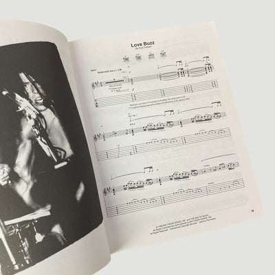 1994 Nirvana 'Bleach' Guitar Tab Book